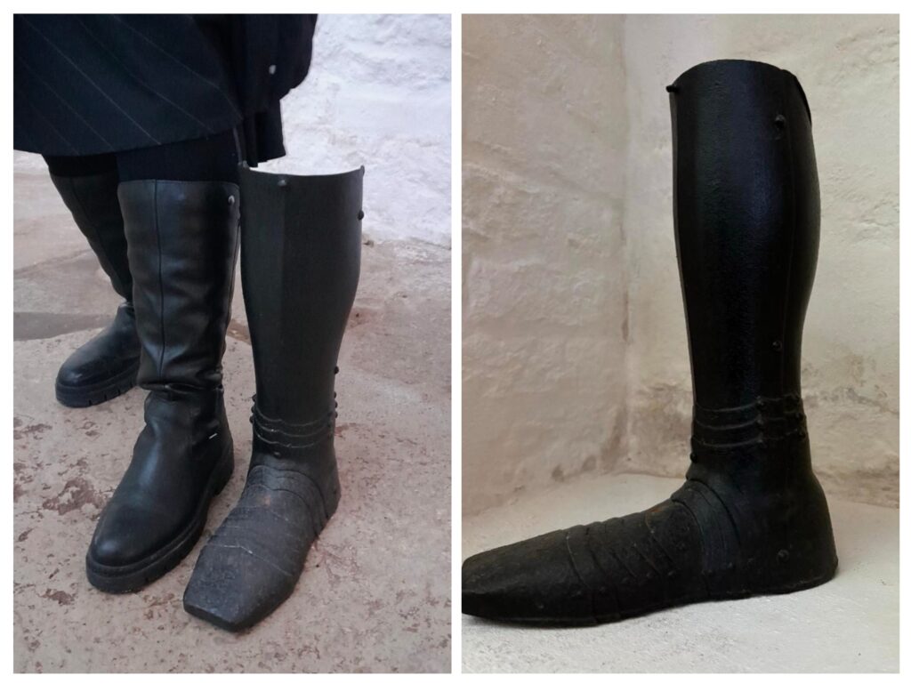 Stiefel des Perusi, Marienkirche, Foto: G Nissen